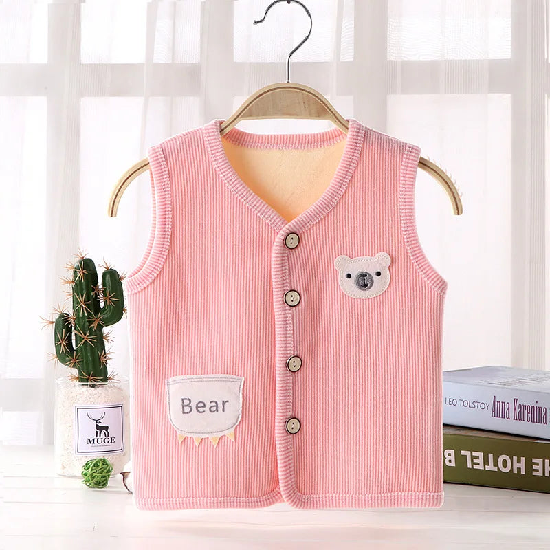 Colete Infantil Sem Manga Unissex - Roupa Crianca Primavera (4-6 Anos)