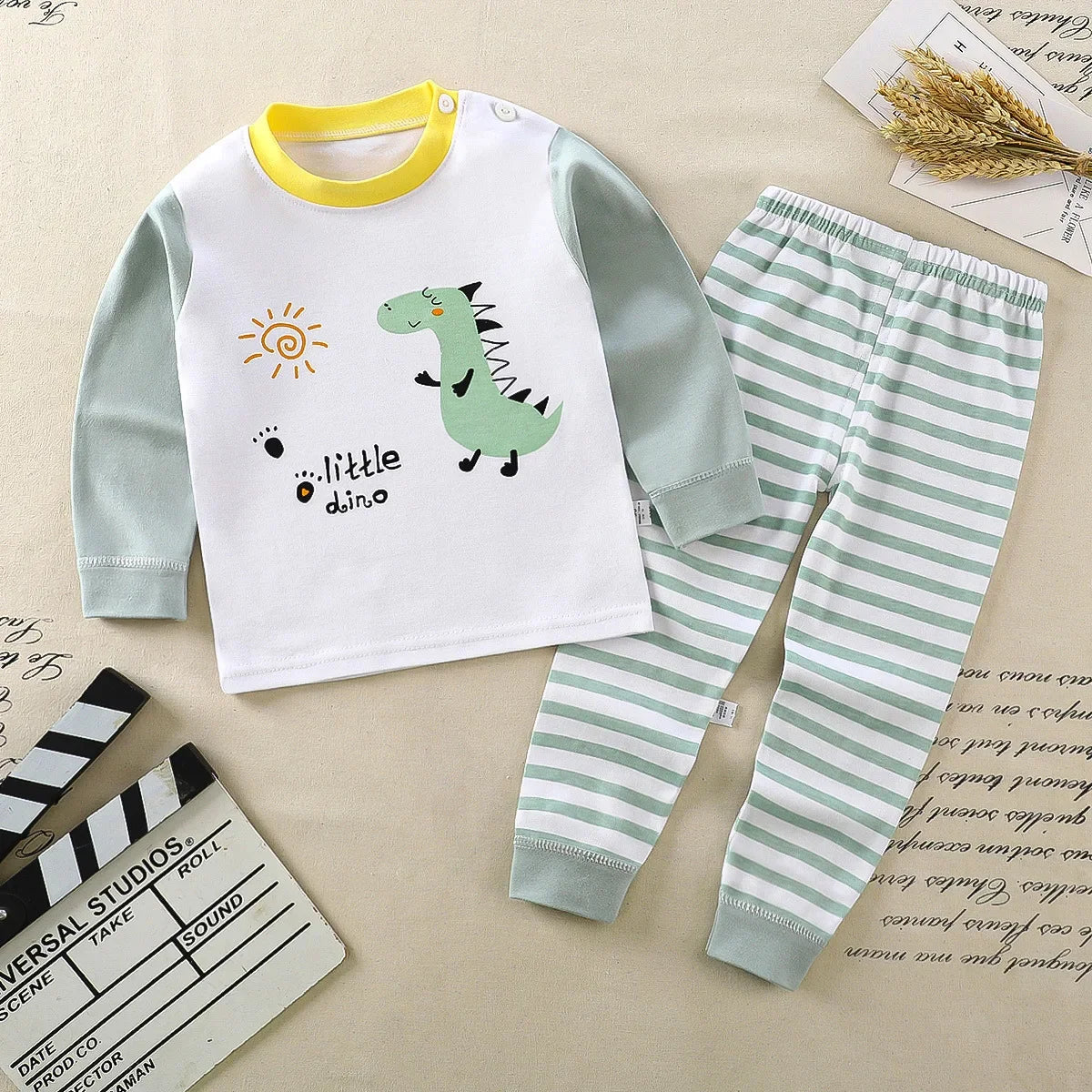 Conjunto Infantil Camiseta + Calca Algodao - Unissex (4-6 Anos)